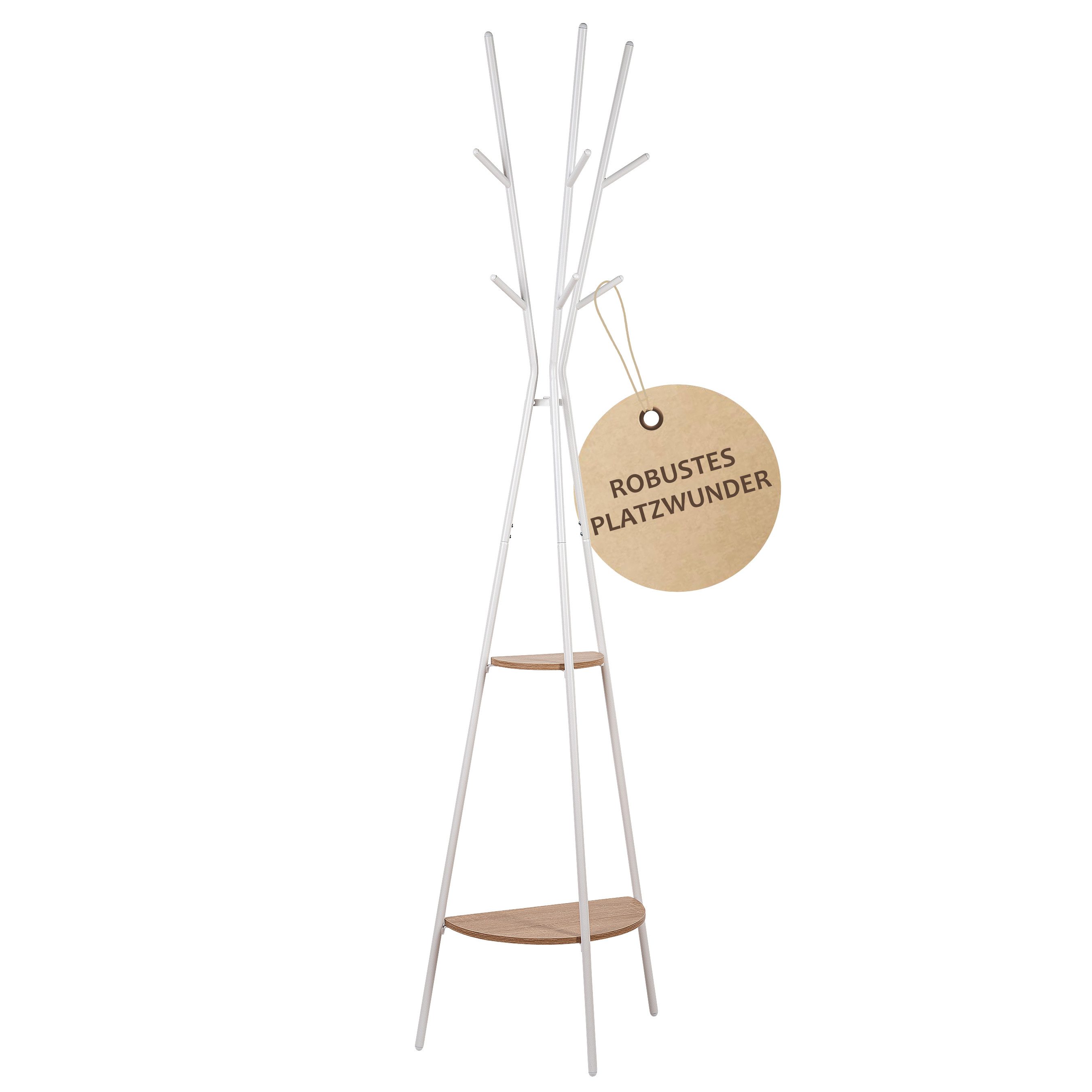 ONVAYA Kleiderständer 3-Bein Garderobe, Platzsparende Flurgarderobe, Garderobenständer