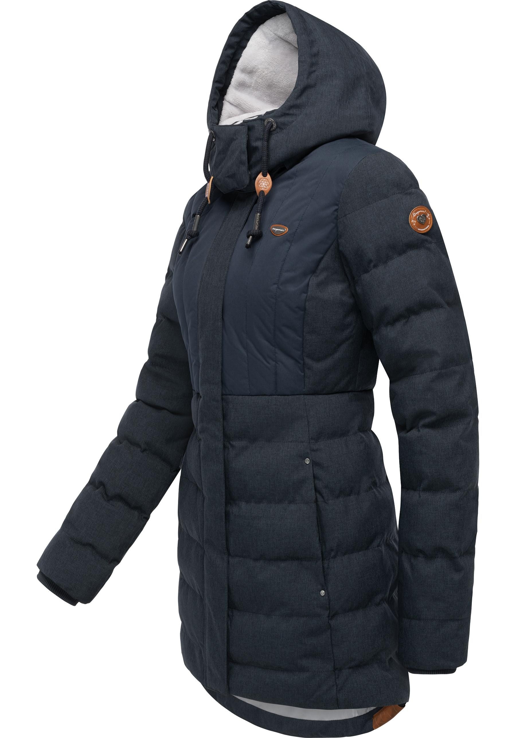 Ragwear Winterjacke Ashanta Block Wasserdichter gesteppter Winterparka mit günstig online kaufen
