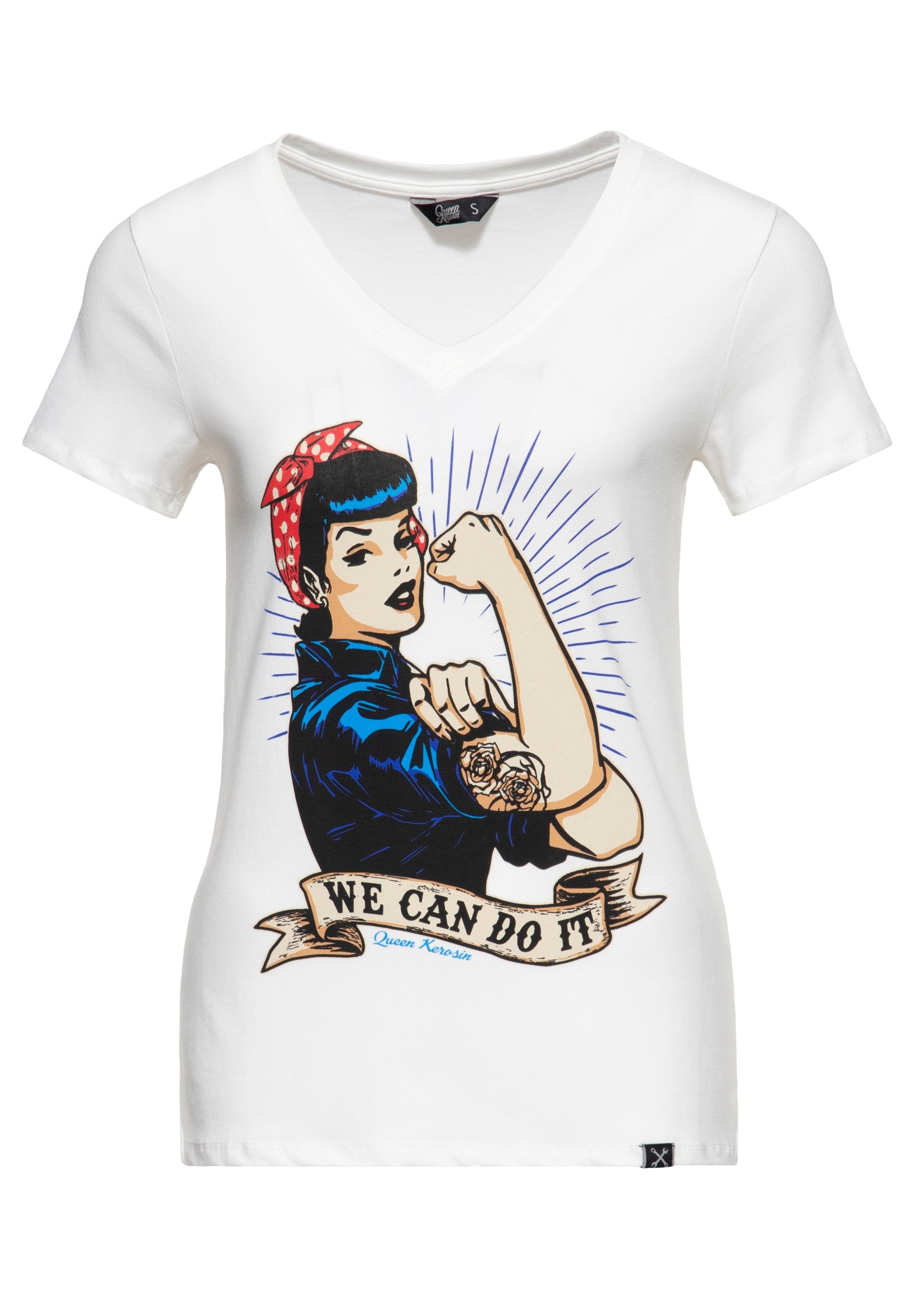 Kurzarmshirt We can do it