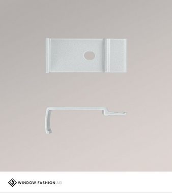 Gardinenbefestigungen Ersatzteile Deckenclip 3-spurig, WINDOW FASHION AG, (1-St), HxB 16x20mm