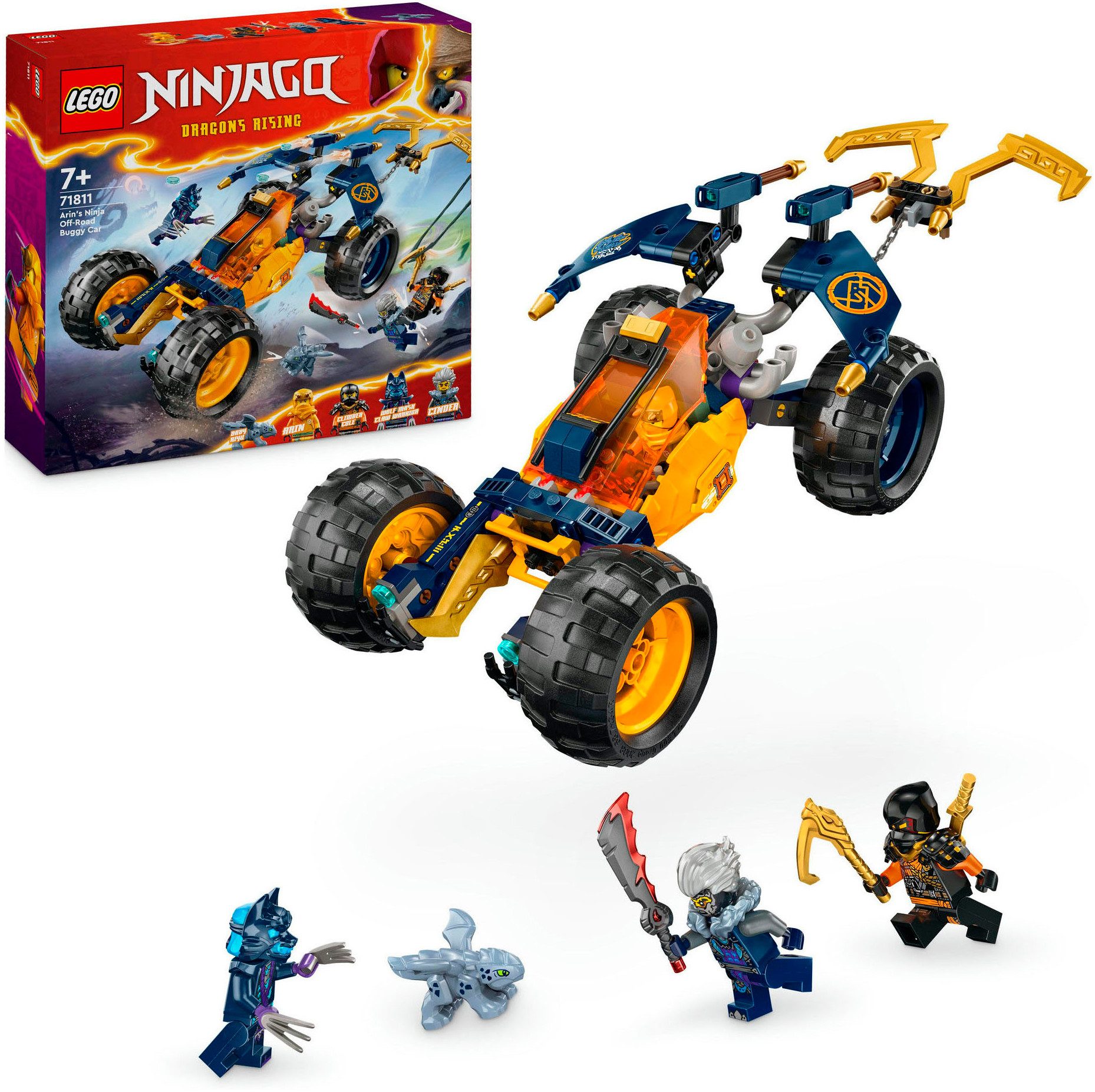 LEGO® Arins Ninja-Geländebuggy (71811), LEGO® NINJAGO Konstruktionsspielste günstig online kaufen