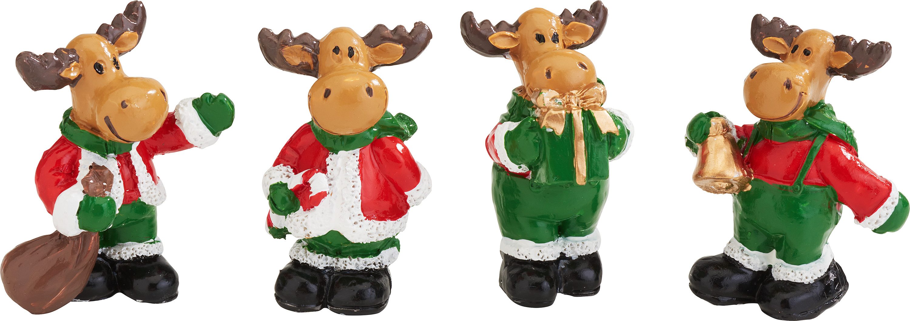 VBS Dekofigur Rentier Wally (4 St), 4 Stück günstig online kaufen