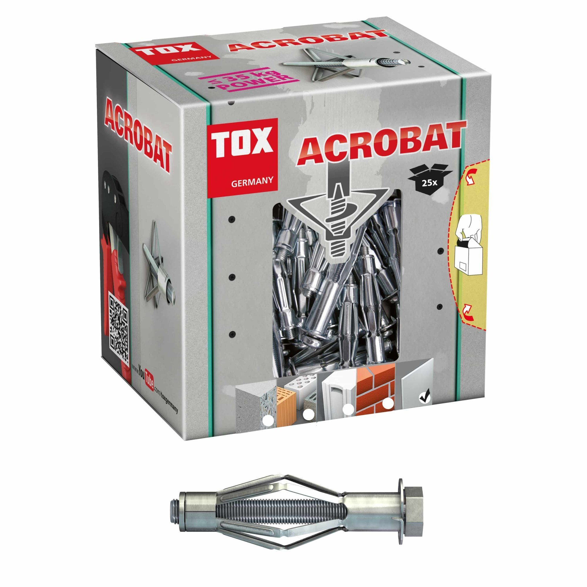 TOX-DÜBEL-TECHNIK Universaldübel, TOX Metall-Hohlraumdübel Acrobat