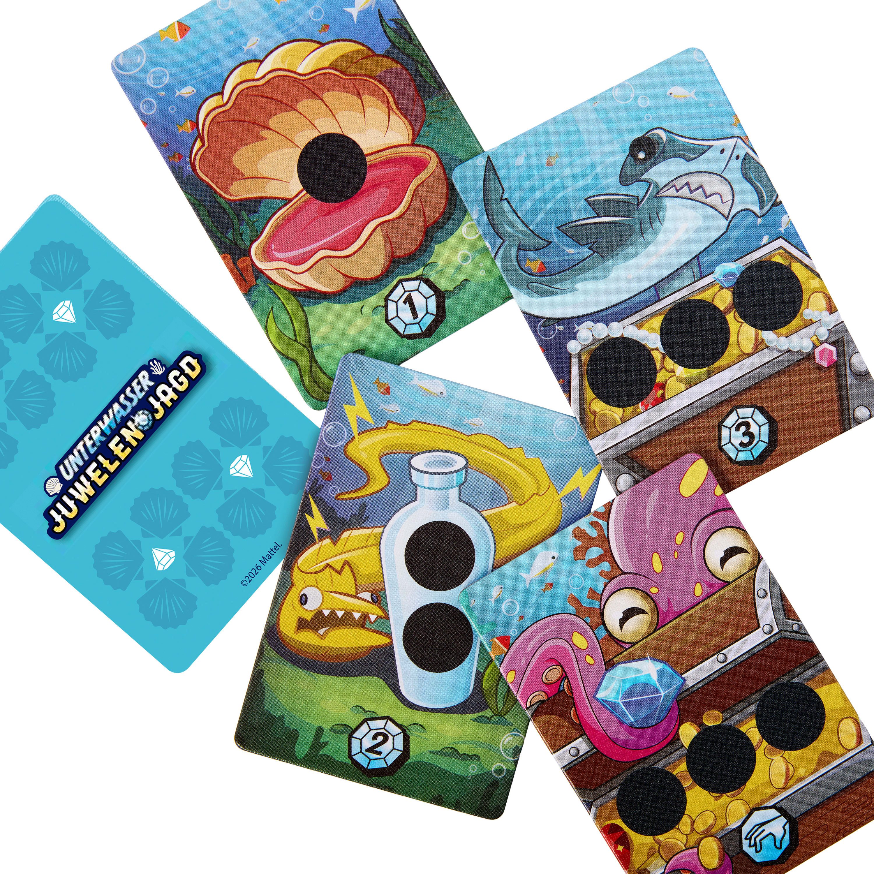 Mattel games Spiel Diamantensuche in der Tiefsee, Familienspiel