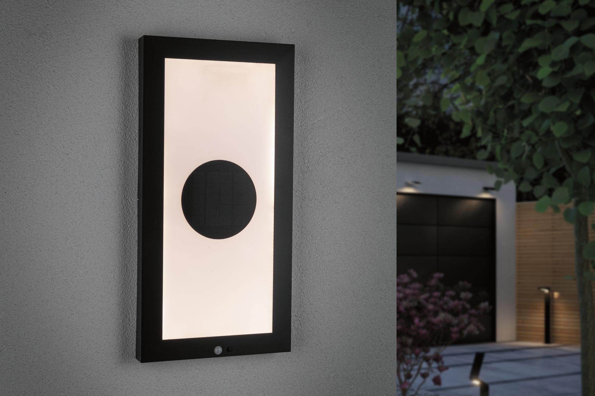 Paulmann LED Außen-Wandleuchte Warmweiß LED fest integriert, Taija