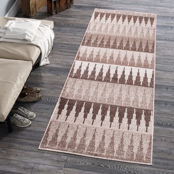 Läufer Läufer Flurläufer Modern für Vorzimmer, Küche - Beige, Mazovia, 70 x 100 cm, Kurzflor, Meterware, Höhe 10 mm, Kurzflor - niedrige Florhöhe