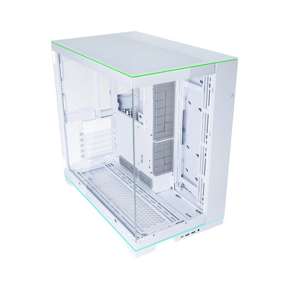 Lian Li PC-Gehäuse O11D EVO RGB - Midi Tower - Tempered Glass - weiß