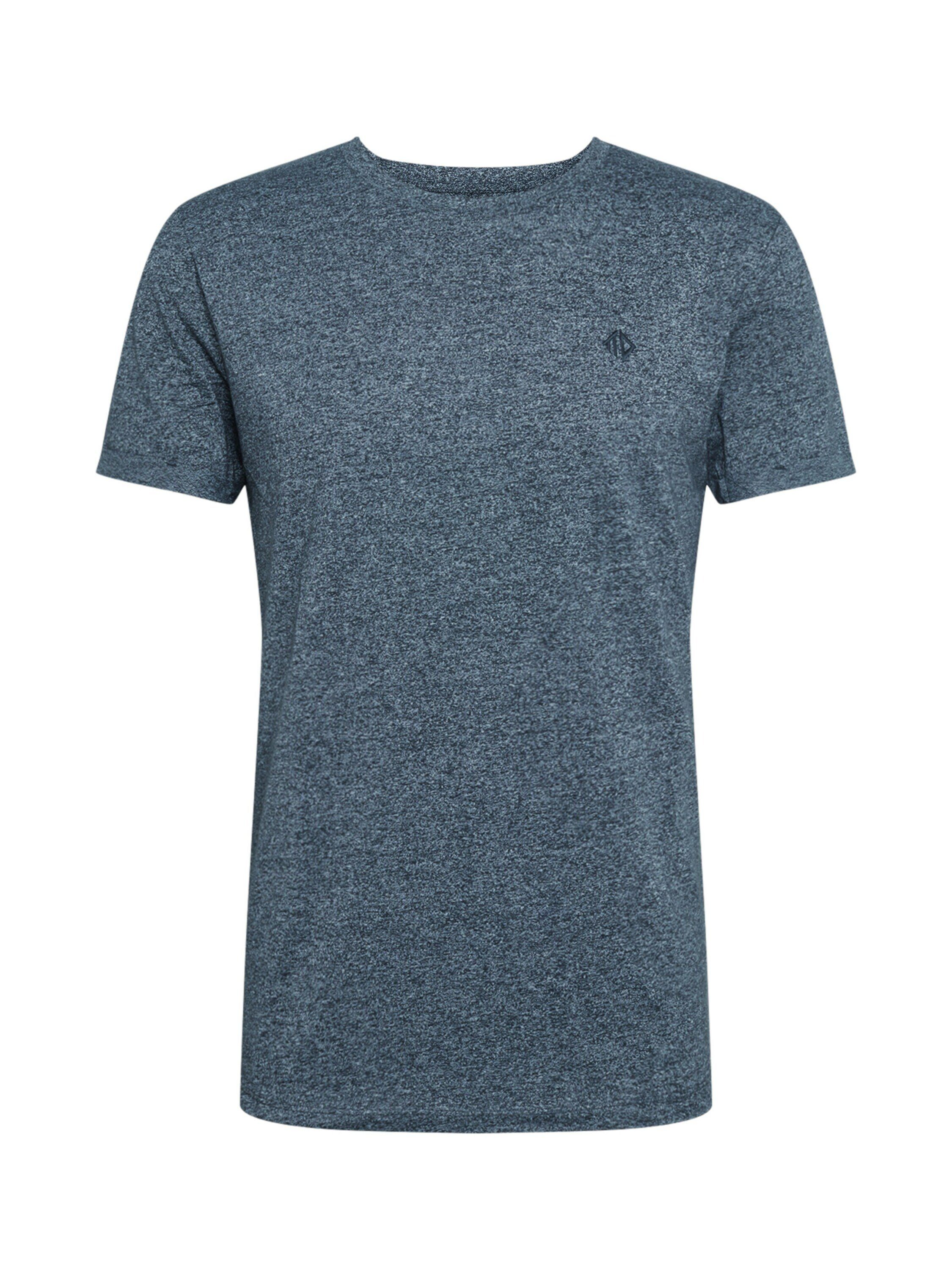 T-Shirt TAILOR TOM Black Non-Solid (1-tlg) Denim