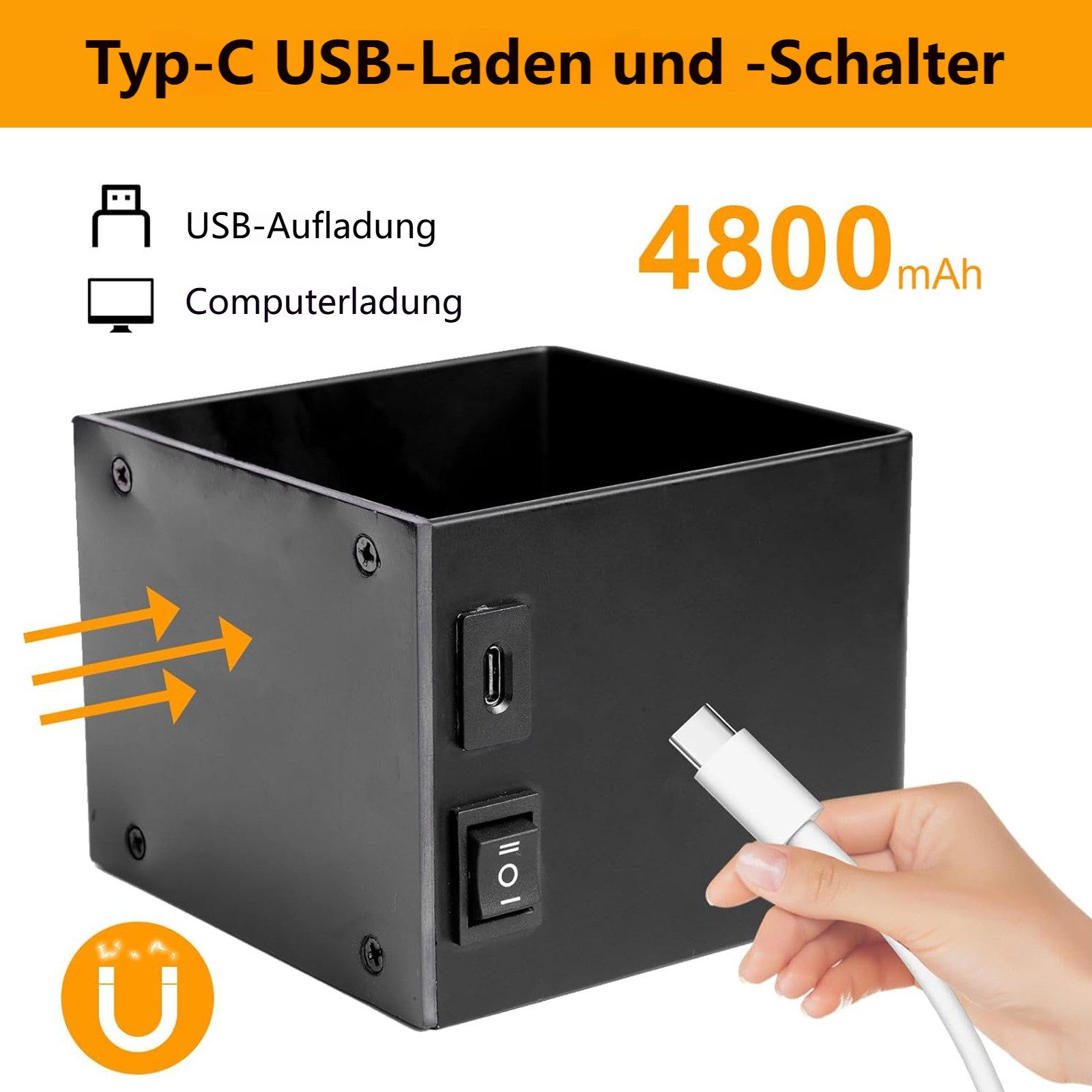 BlingBin LED Wandleuchte Akku Wandleuchte mit günstig online kaufen