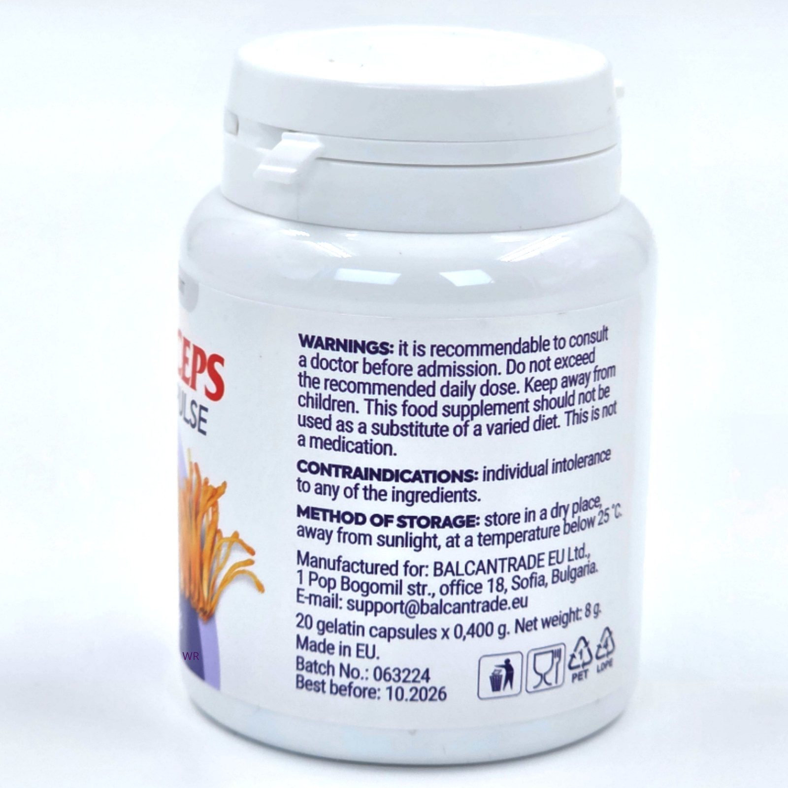 Cordyceps Cordyceps Pulse Kapseln, 8 g