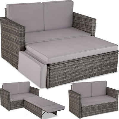 tectake Loungeset Korfu, (Set, 2-tlg)