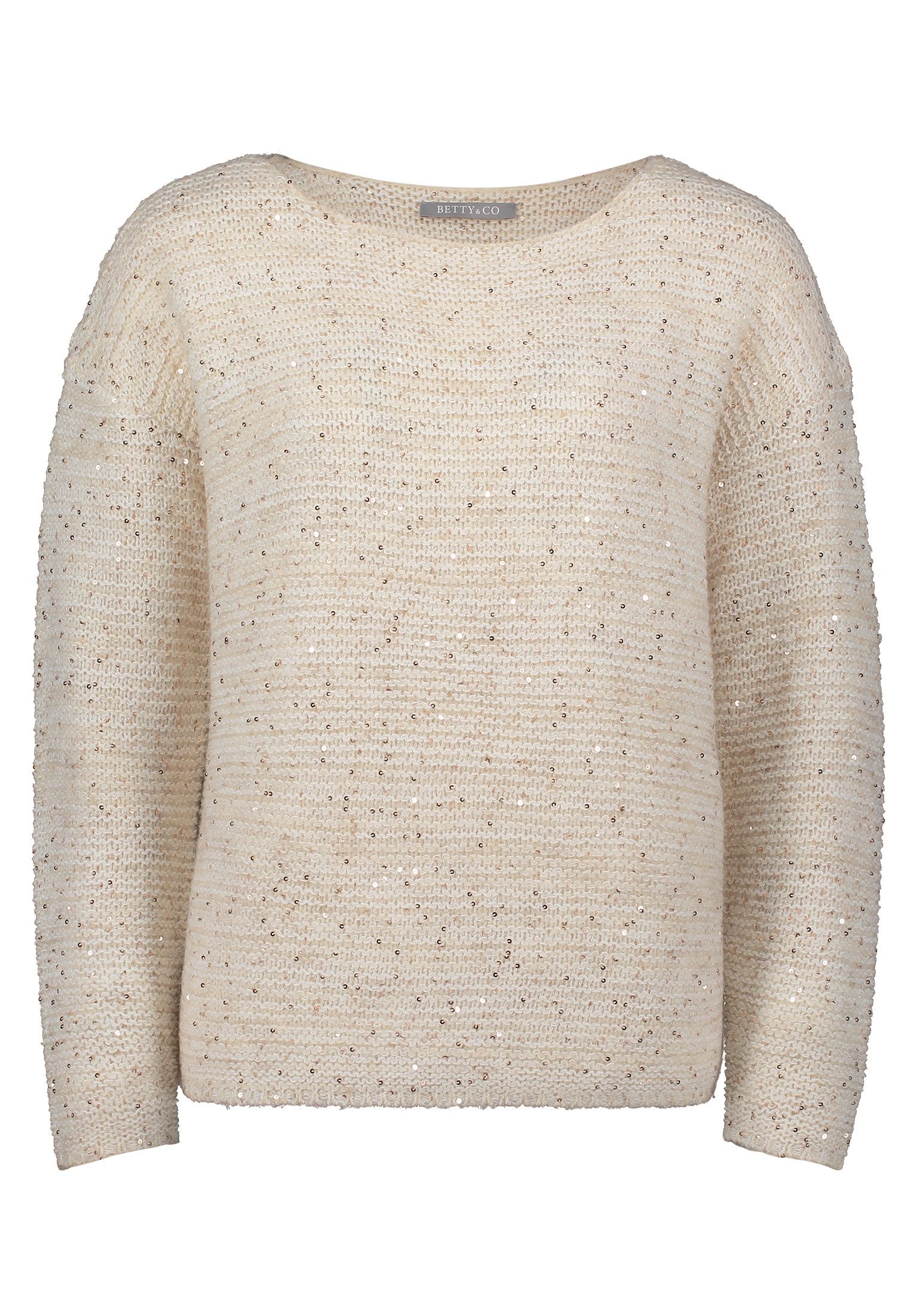 Strickpullover Betty & Co Strickpullover mit Pailletten