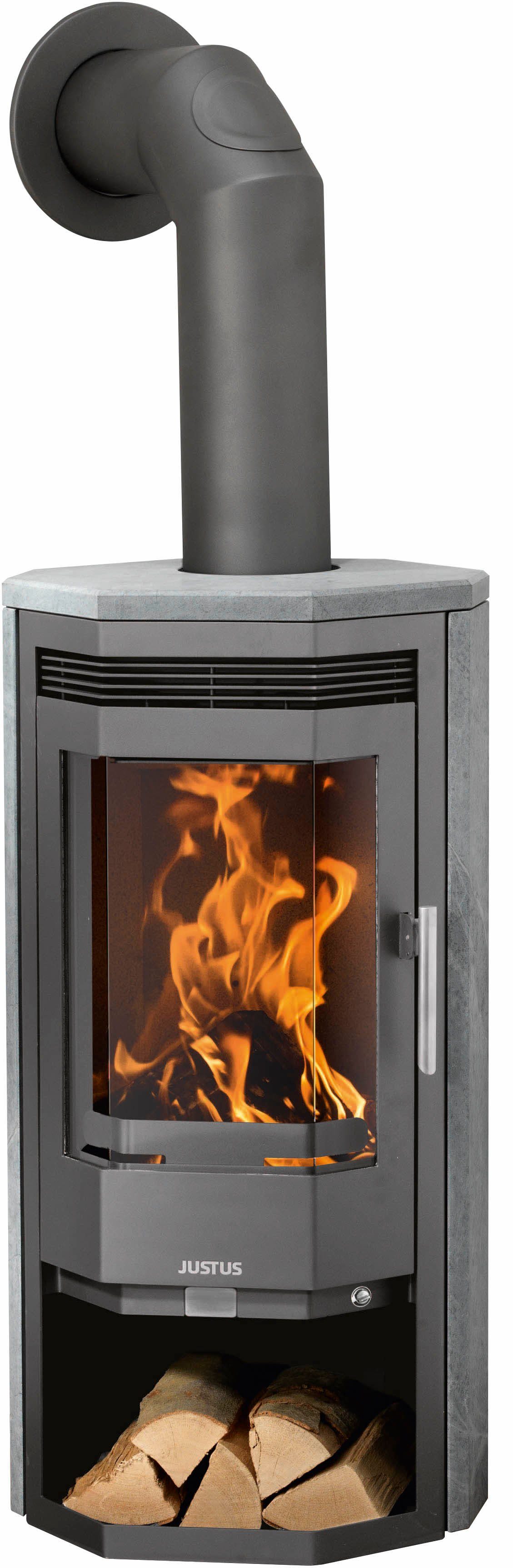 JUSTUS Kaminofen »Usedom 5 D« Speckstein Korpus Stahl, 5,5 kW, Dauerbrand günstig online kaufen