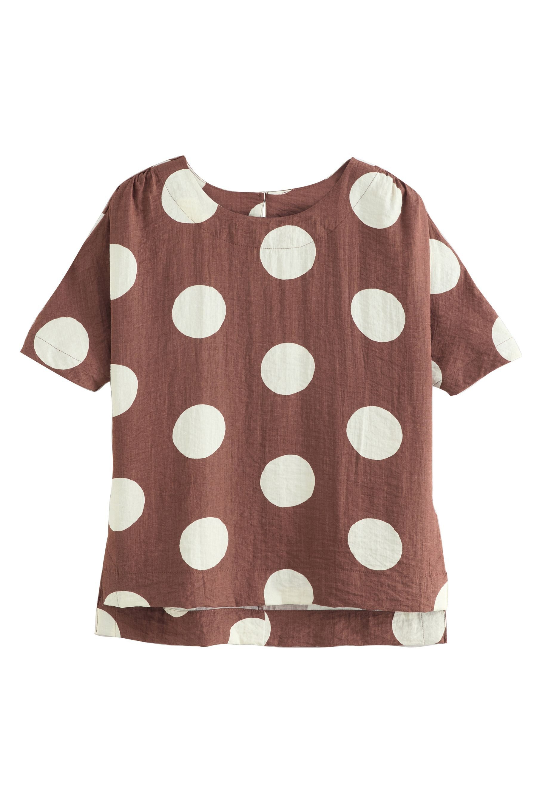 Next T-Shirt Kastiges T-Shirt aus Strukturmaterial günstig online kaufen