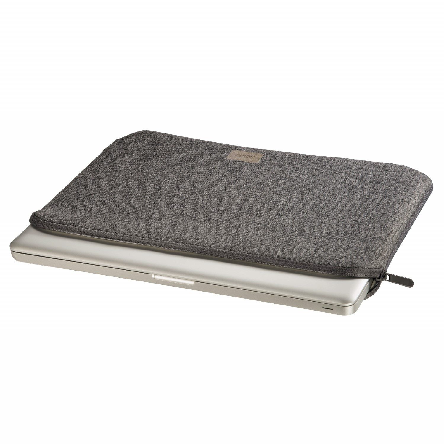 Hama Laptoptasche Notebook-Tasche Schutz-Hülle Jersey 15,6" Grau, Business Schutz-Hülle Laptop-Tasche Case für 15,6" 16" 16,2" Zoll