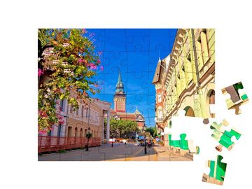 puzzleYOU Puzzle Rathaus und Hauptplatz von Subotica, Serbien, 48 Puzzleteile, puzzleYOU-Kollektionen Weitere Europa-Motive