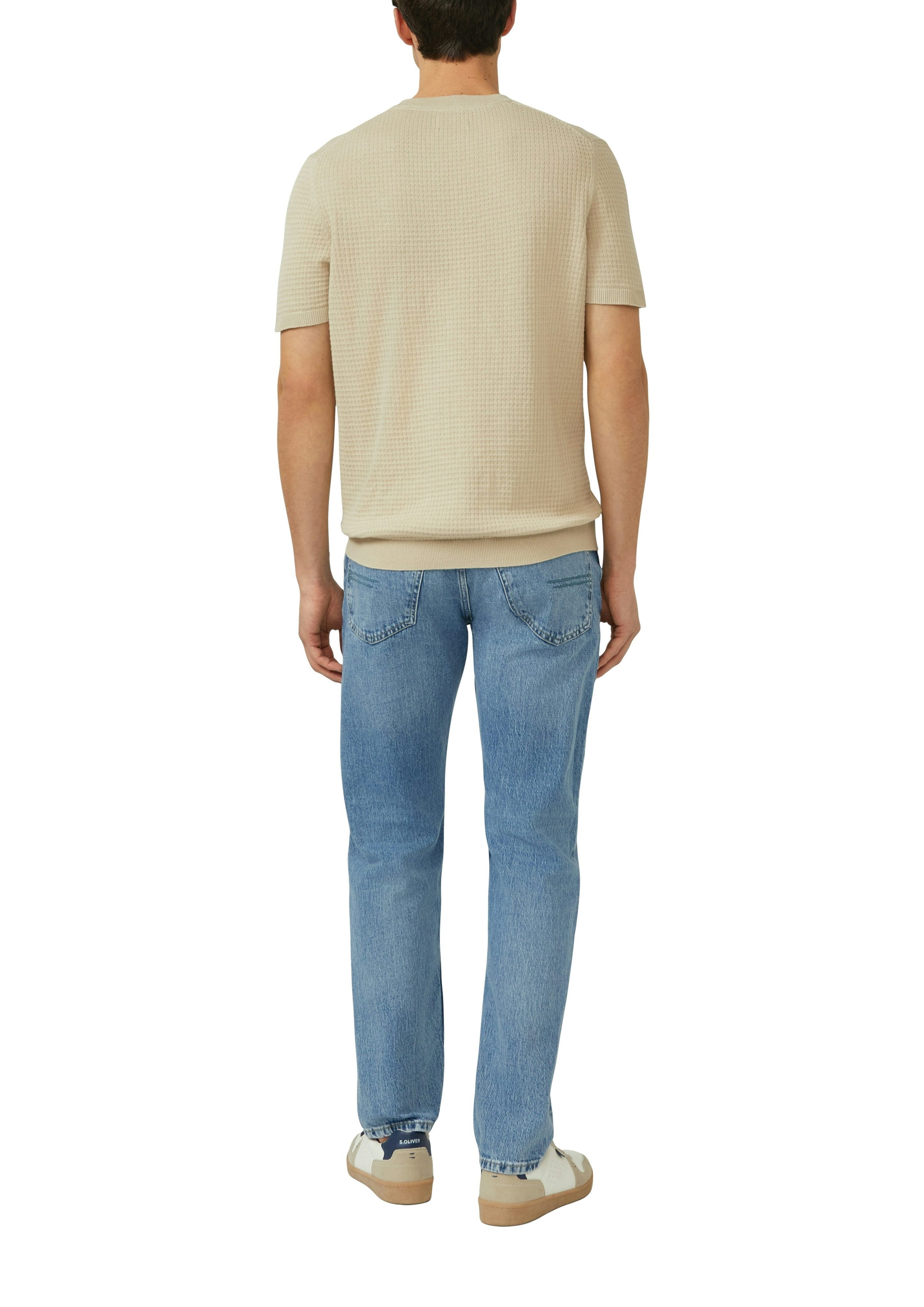 s.Oliver T-Shirt mit Leinen Anteil – Bild 2 von 4