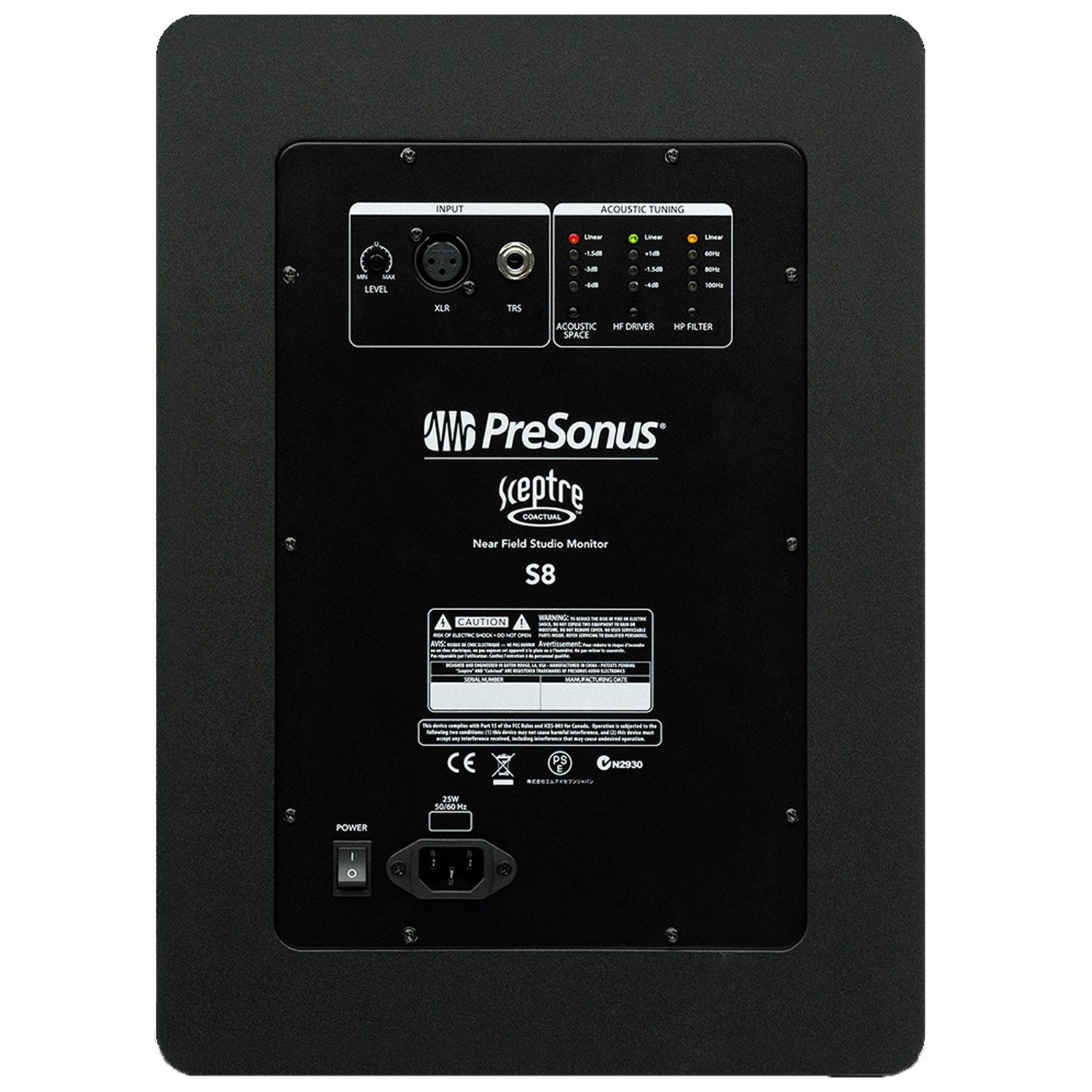 Presonus Presonus Studio-Monitor Sceptre S8 1 Paar mit Kabel Lautsprecher (Kabel, 180 W, Studio-Monitor)