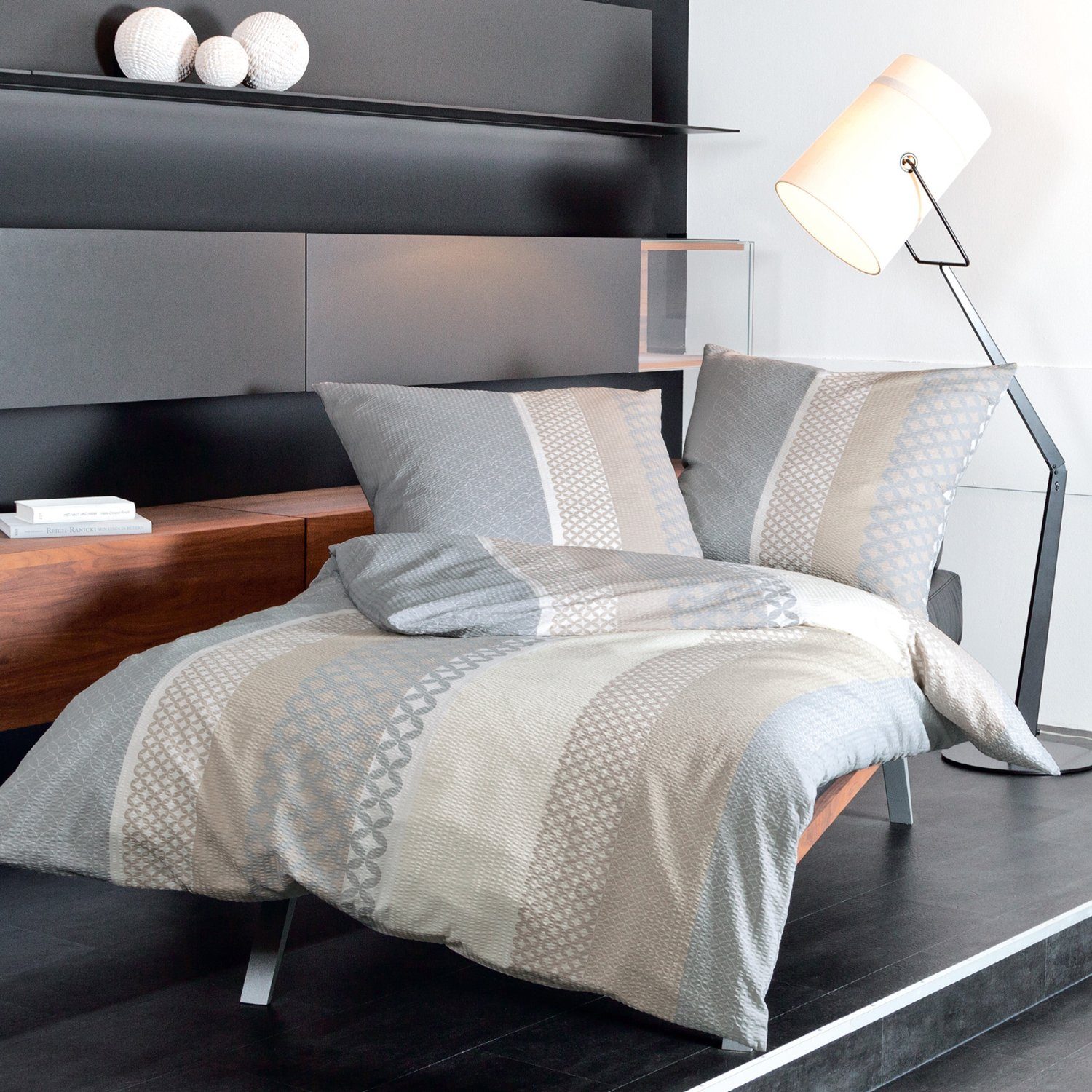 Janine Bettwäsche Deluxe Premium, Seersucker, 2 günstig online kaufen