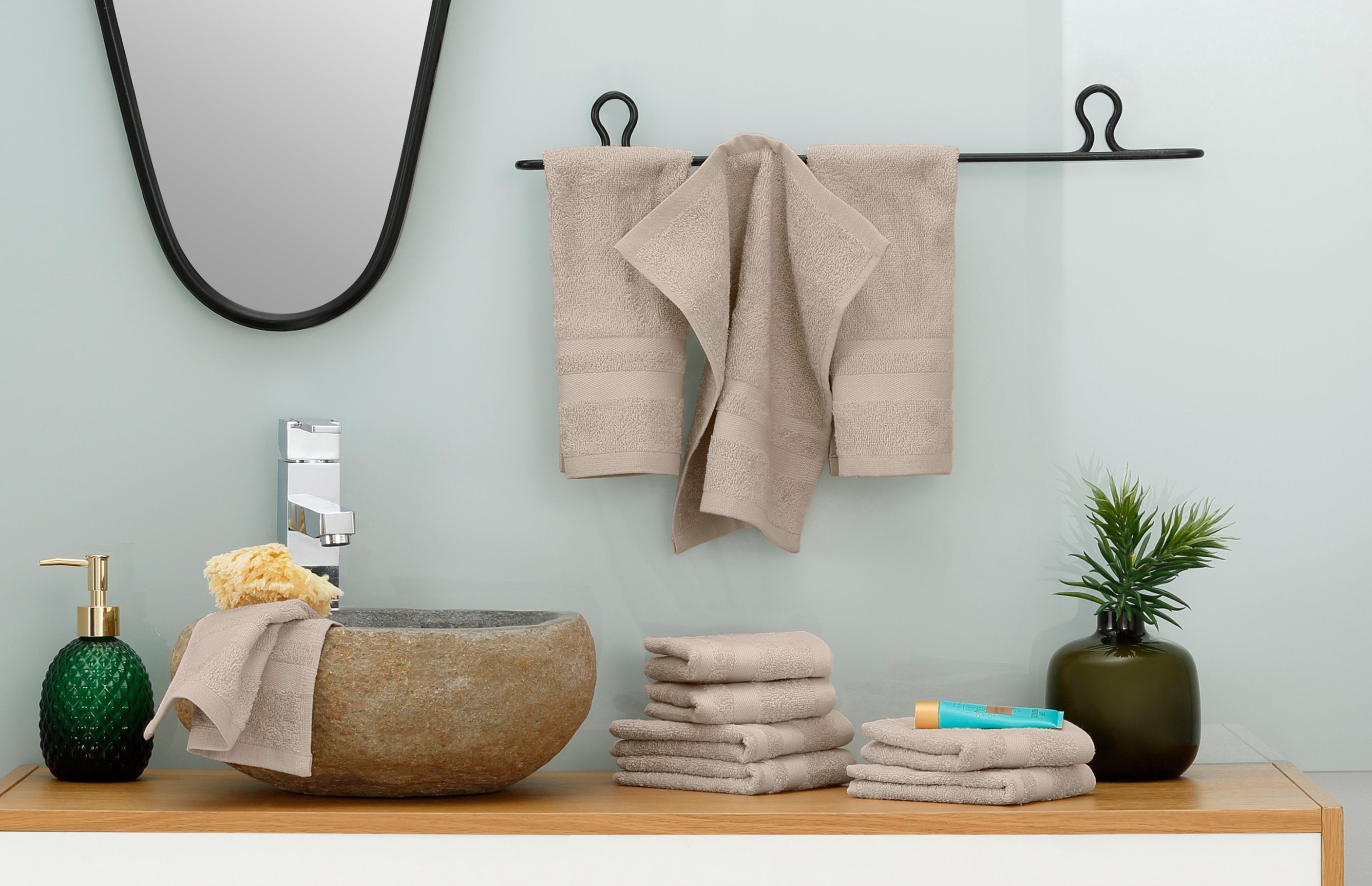 my home Waschlappen Vanessa, als Set und Serie erhältlich, 10 Seiftücher, 3 günstig online kaufen