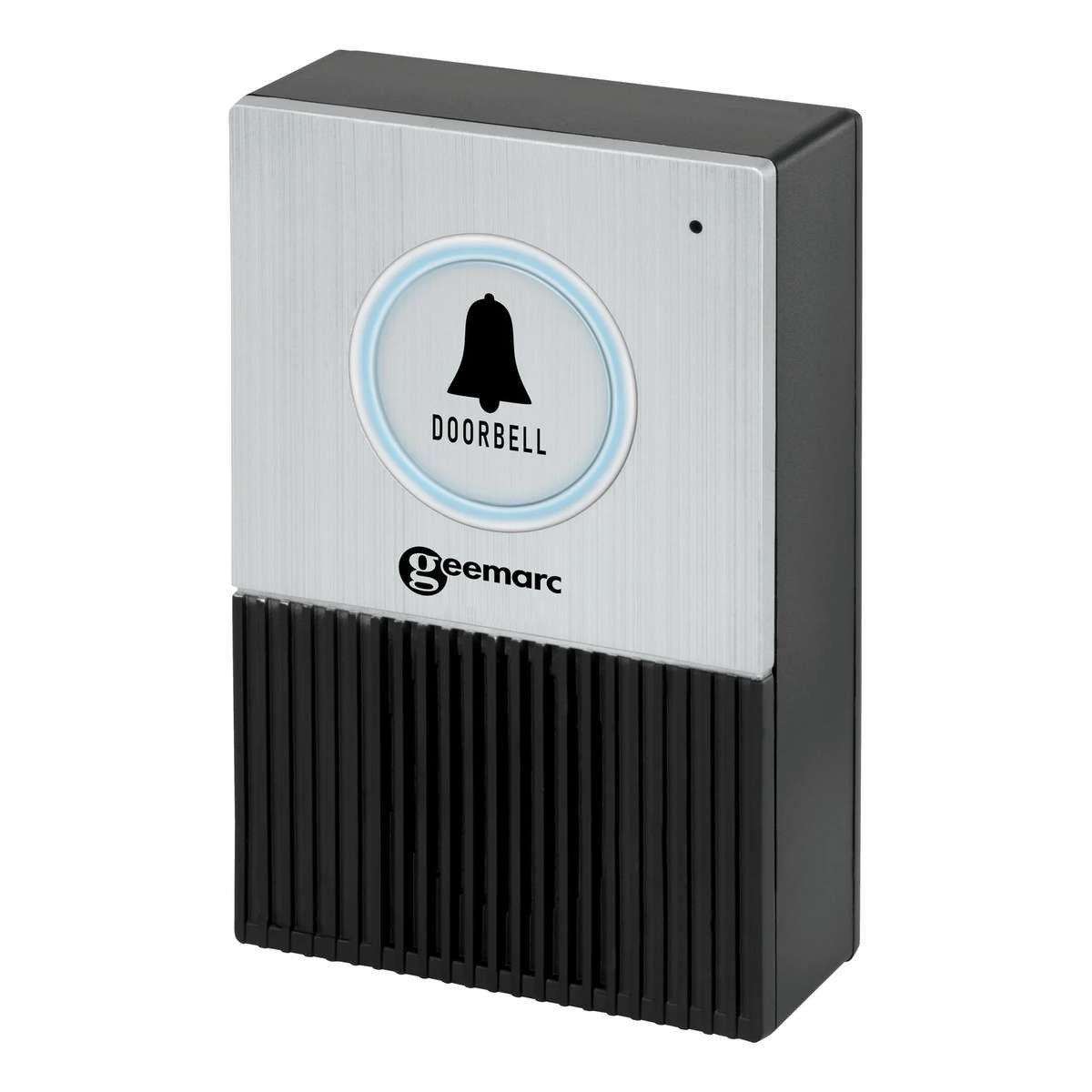 Geemarc Smart Home Türklingel Geemarc Telecom Doorbell 595 U.L.E Schwarz, Silber