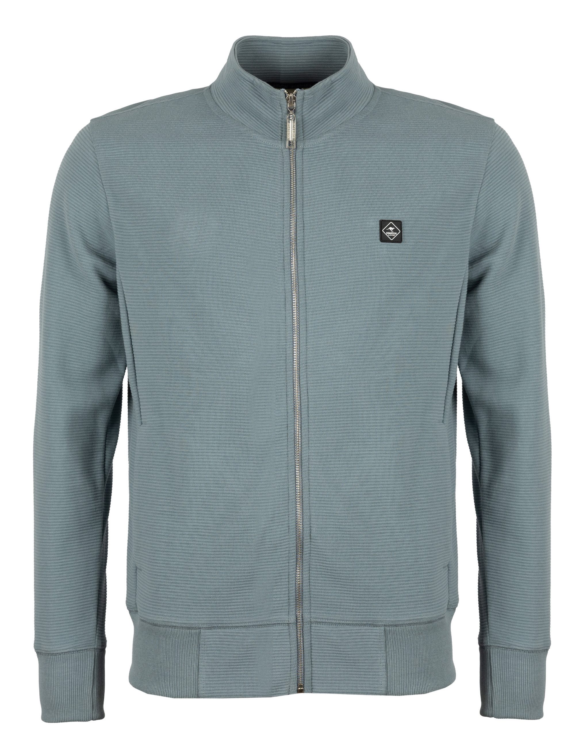 ROADSIGN australia Sweatjacke Hobarts (1, 1-tlg., 1) mit Rippbündchen und Logo-Aufnäher für einen sportlich-lässigen Look