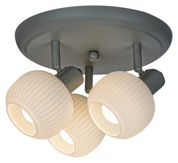 Rabalux LED Deckenspots "Soraya" 3-flammig, Metall, grün, rund, E14, ø300mm