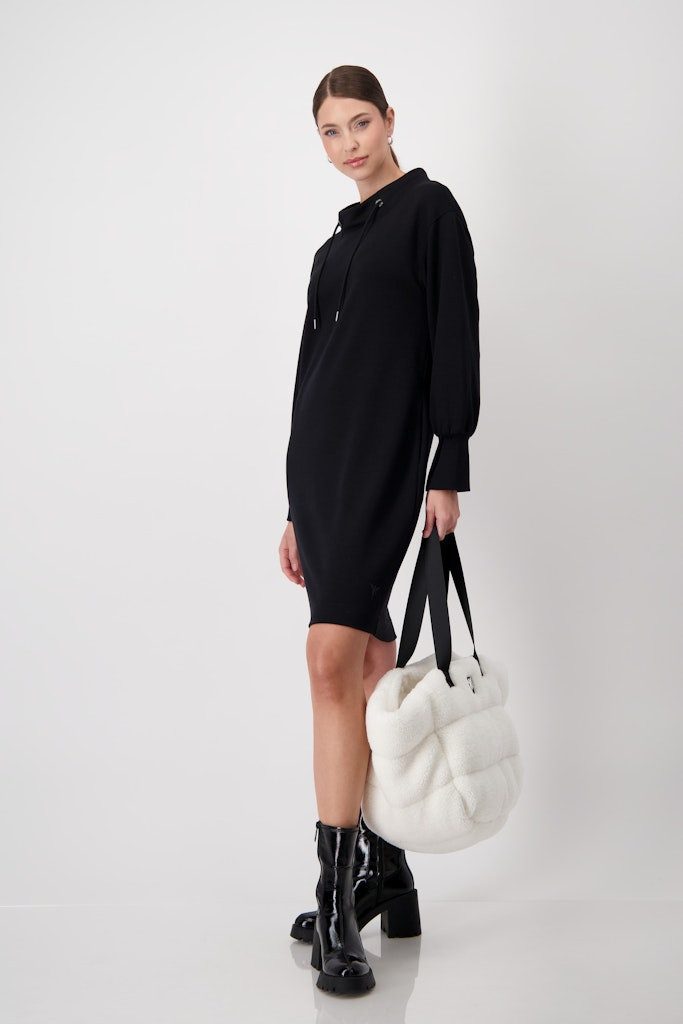 Monari Druckkleid 808158 schwarz günstig online kaufen