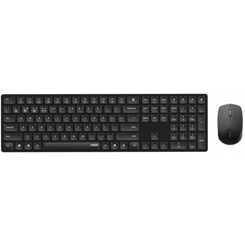 Rapoo Rapoo 8020M kabelloses Tastatur-Set schwarz. Tastatur (kabellos)