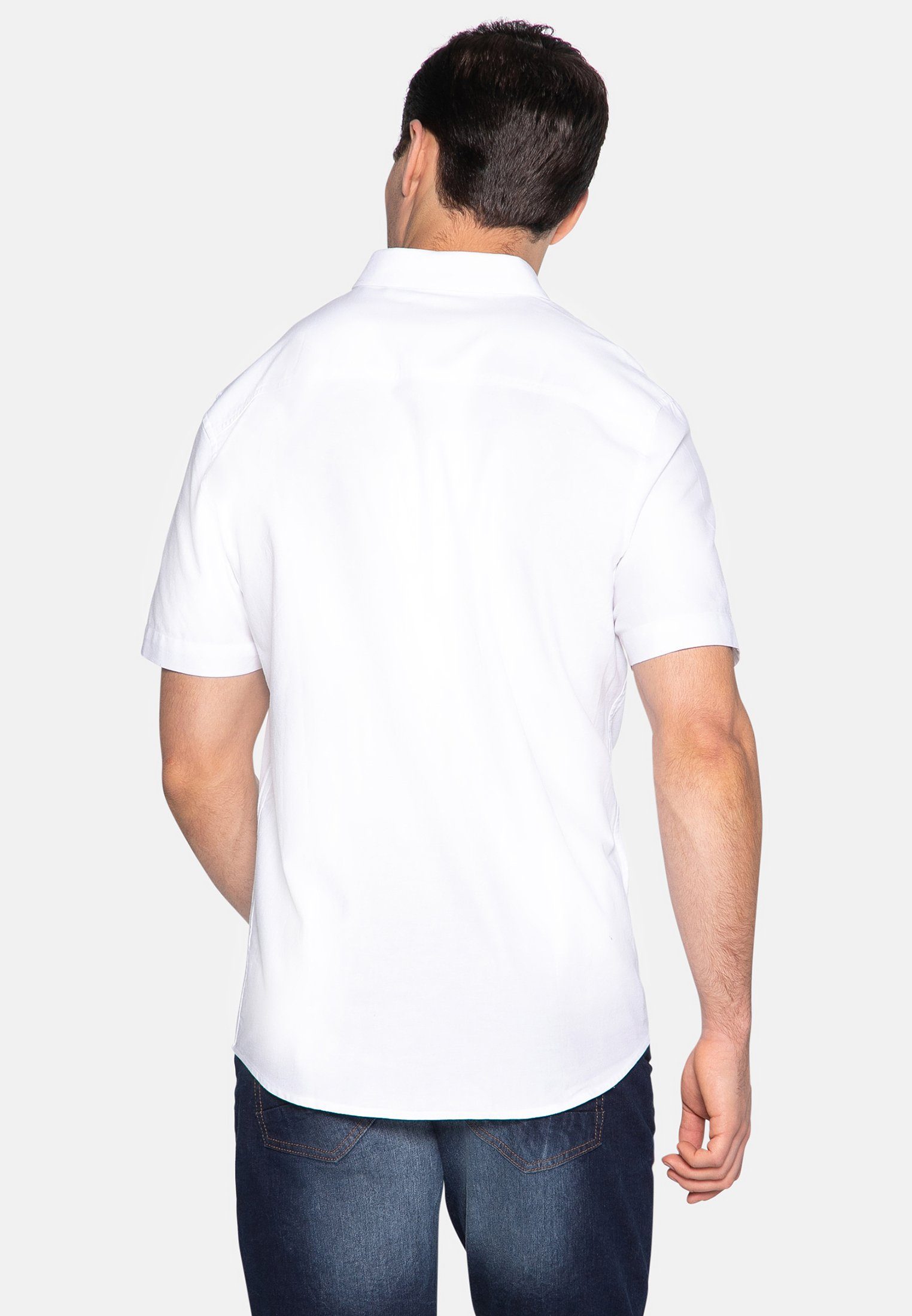 Kurzarmhemd weiß - THBInferno Threadbare White