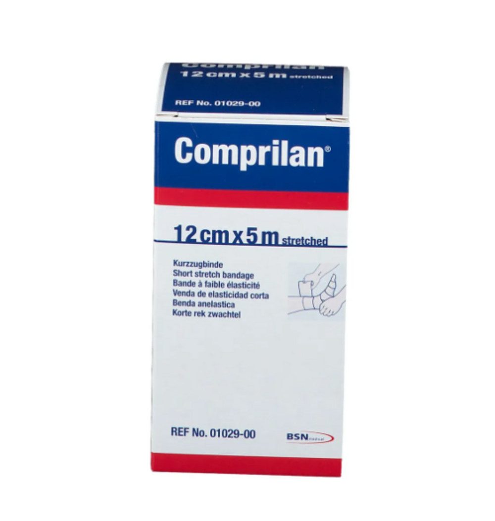 BSN medical GmbH Fixierpflaster COMPRIHAFT JOBST Kurzzugbinde 12 cmx5 m (Spar Set, 1-St., Hautfreundliche Kurzzugbinde) Wundversorgung Binde