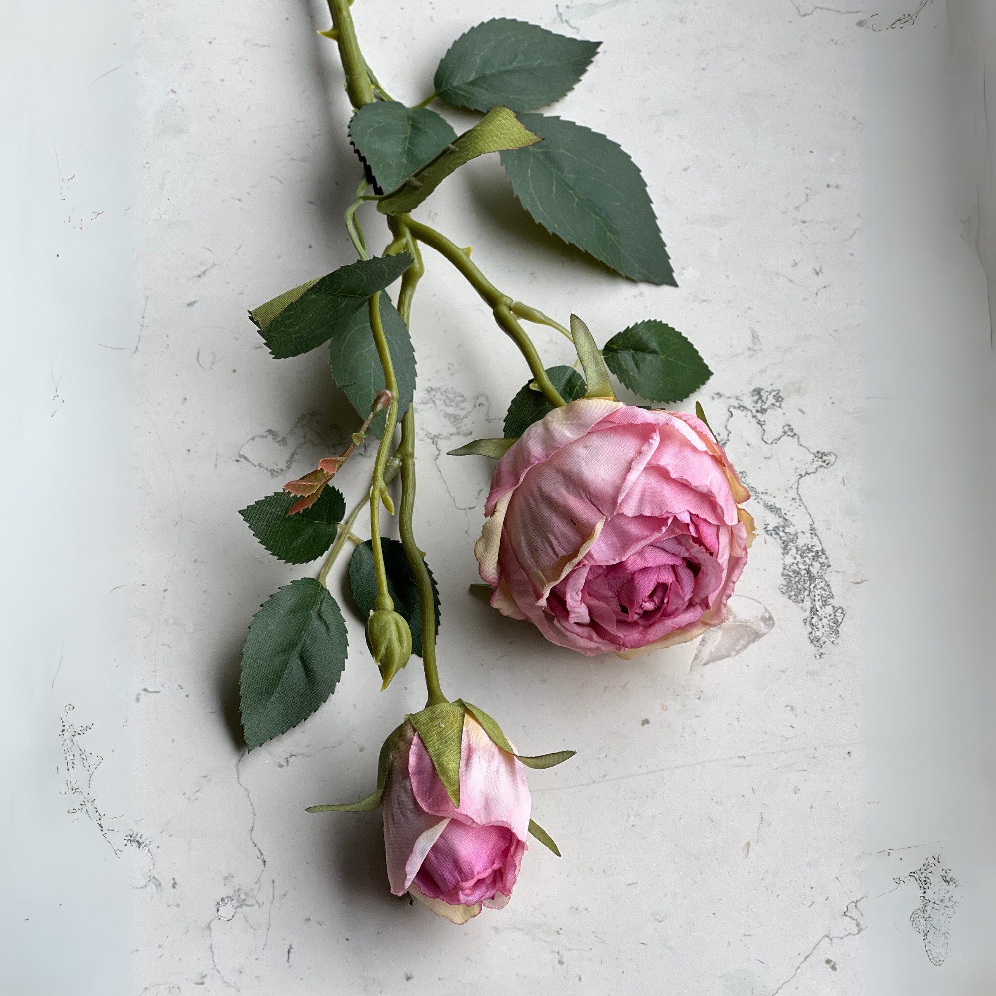 Kunstblumenstrauß Künstliche Rosen 3er Set 55cm. günstig online kaufen