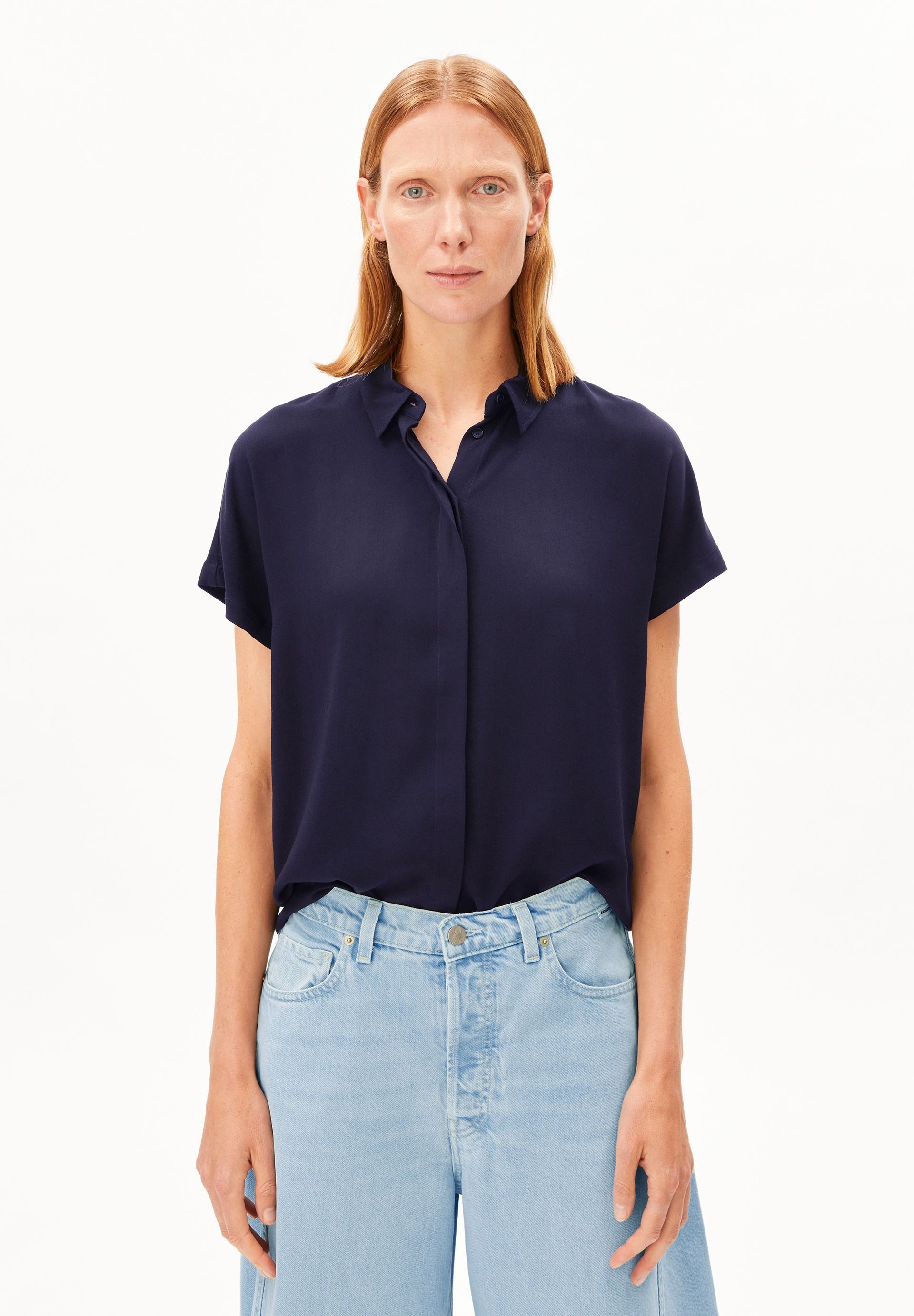 Armedangels Hemdbluse LARISAANA Bluse aus LENZING™ ECOVERO™ Viskose (1-tlg) günstig online kaufen