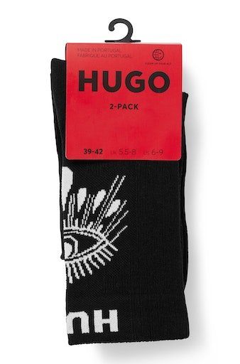 Logostickerei Freizeitsocken 2-Paar) EQUALITY (Packung, mit 2P CC QS HUGO