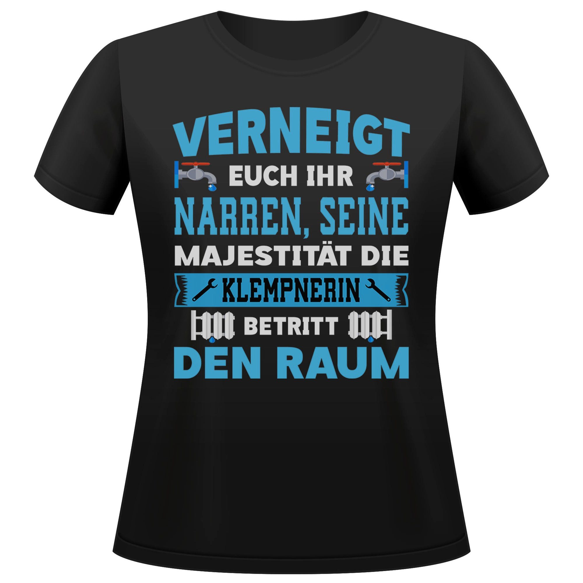 T-Shirt Klempnerin Geschenk Frauen Spruch Beruf Ausbildung Abschluss