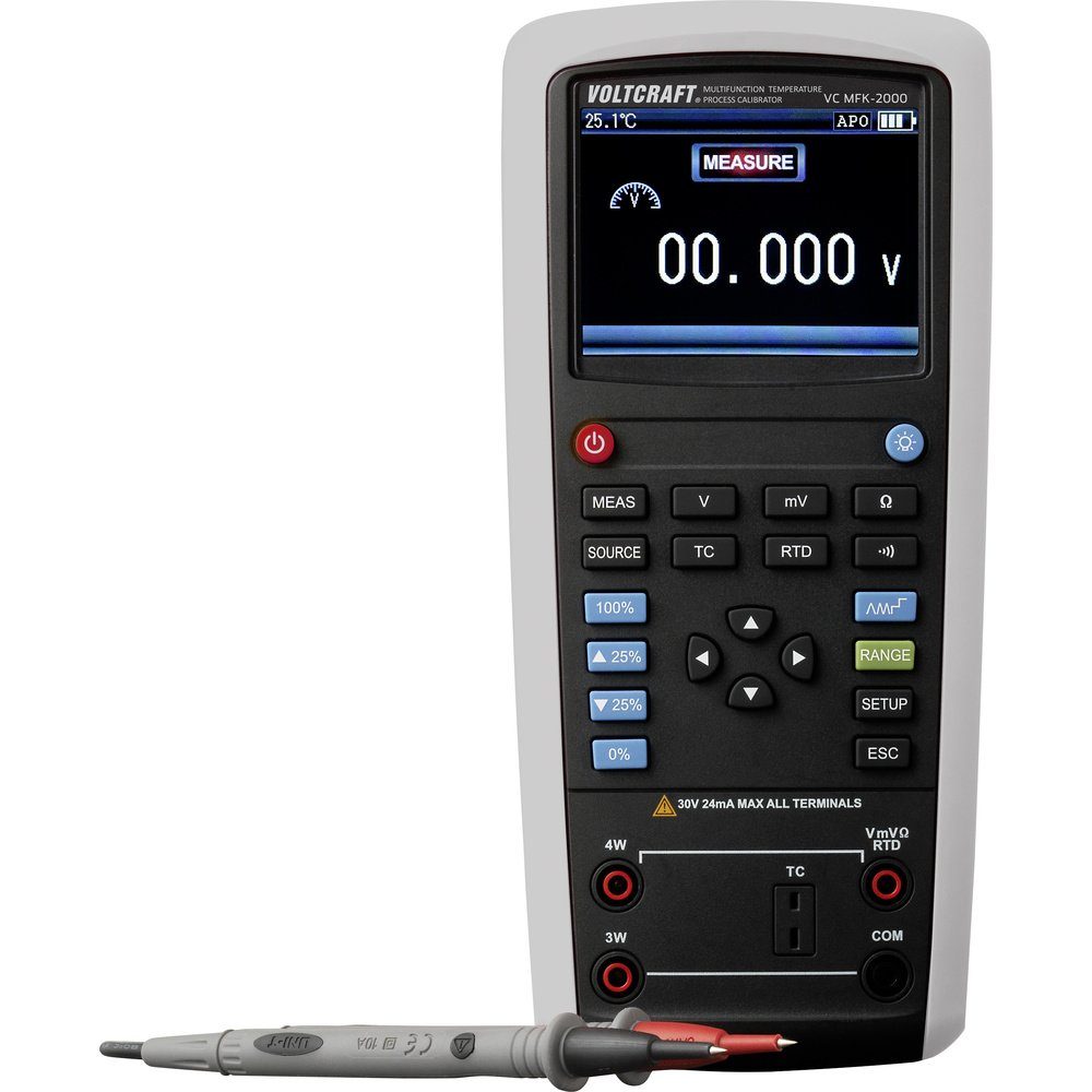 Multimeter VOLTCRAFT VC MFK-2000 Kalibrator Temperatur