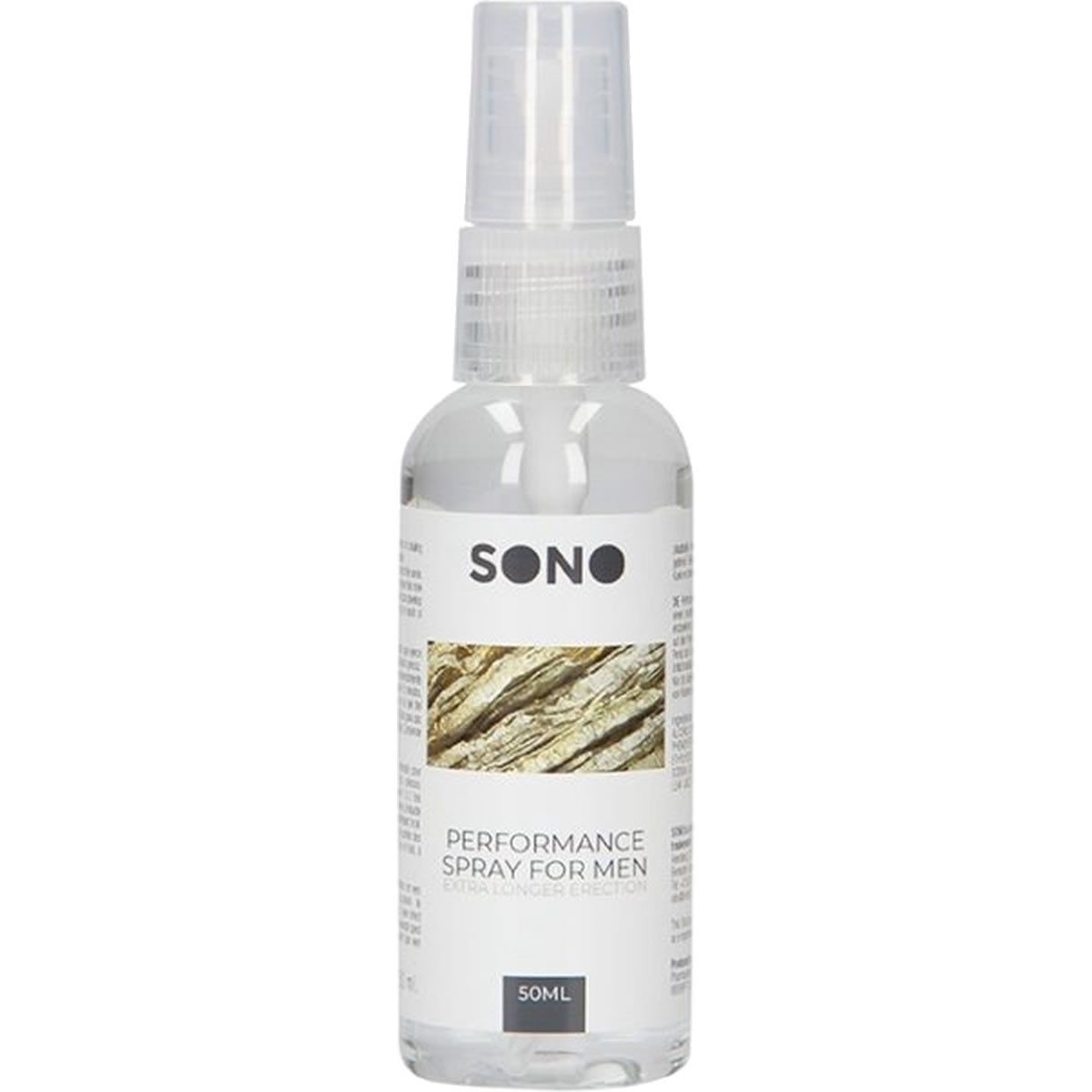 Sono Stimulationsgel Performance Spray, Flasche mit 50ml, 1-tlg., anregendes und kühlendes Spray für den Penis