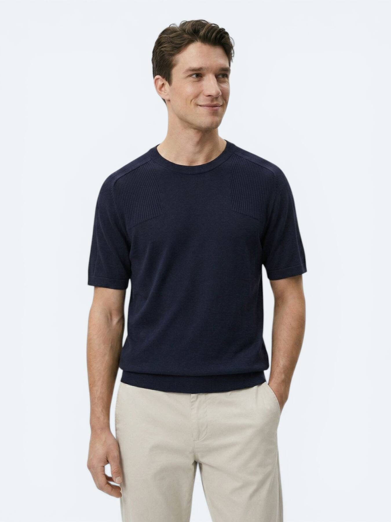 KİP Steppweste Marineblaue Strickmode