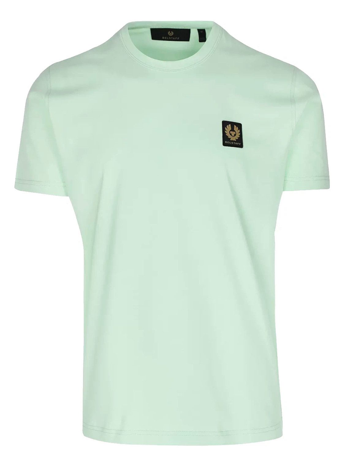 Belstaff T-Shirt Retro 1924 Patch Regular Fit Shirt Gesticktem Rand versehe günstig online kaufen