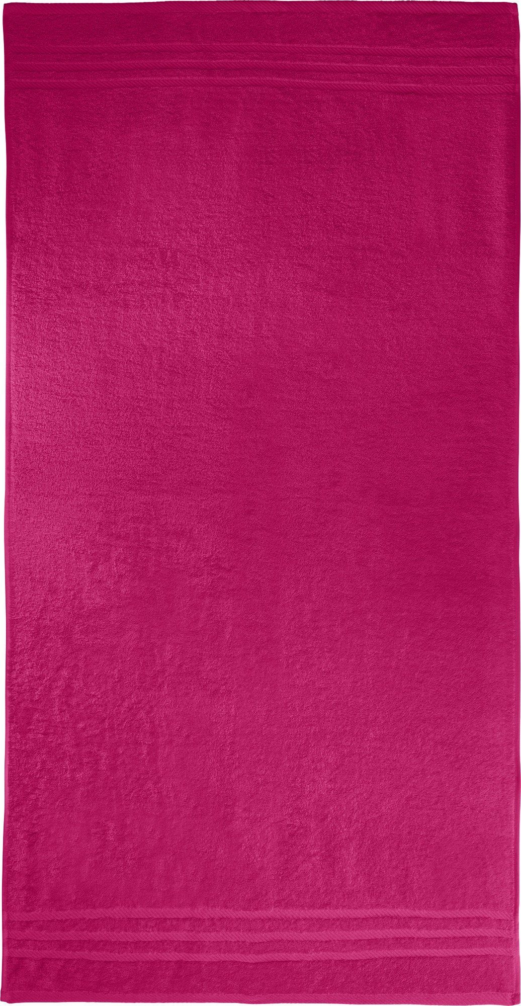 REDBEST Duschtuch Walk-Frottier (1-St), Frottier fuchsia Uni Duschtuch