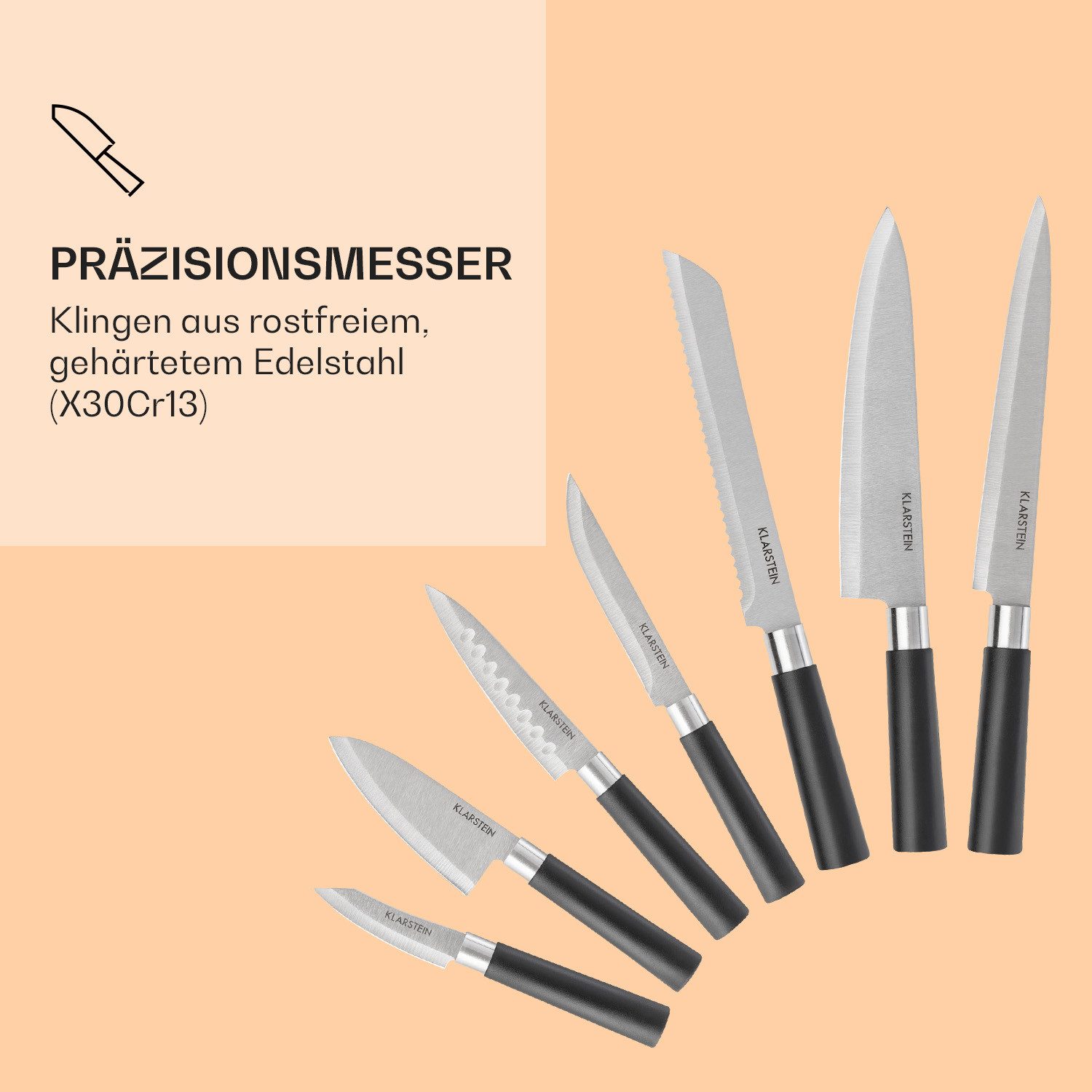 Klarstein Messer-Set Kitano Plus
