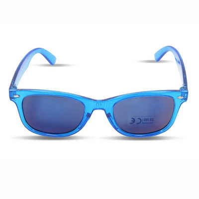 Sonia Originelli Sonnenbrille Kinder Sonnenbrille "Kids Style" Verspiegelt Brille Transparent Onesize