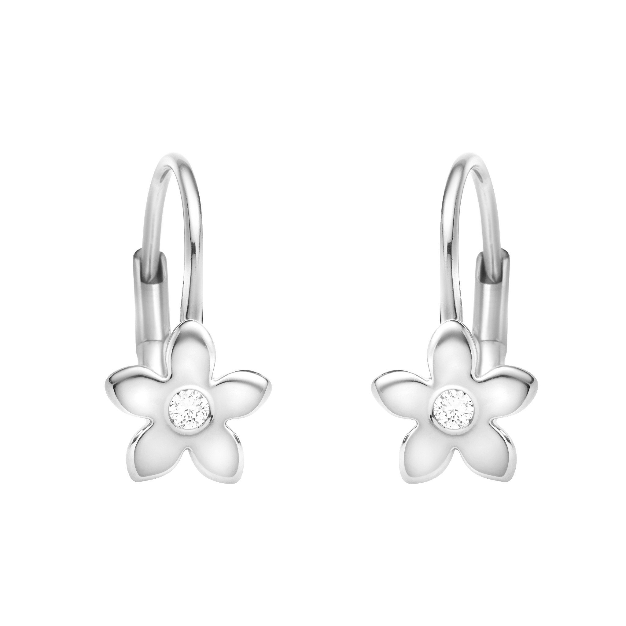 Sofia Milani Paar Ohrhänger Blume, 925 günstig online kaufen