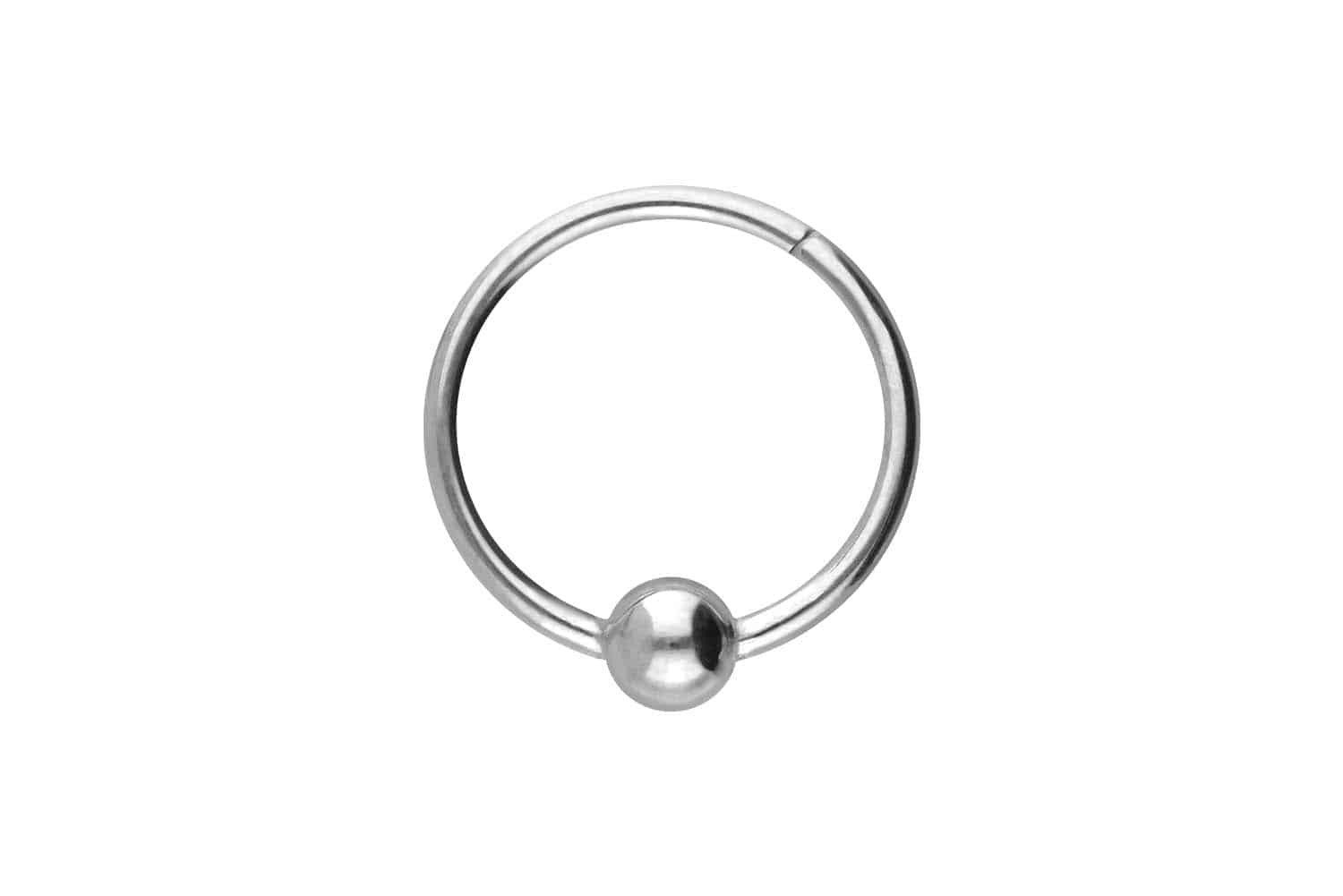 Piercing-Set Titan Segmentring Clicker KUGEL