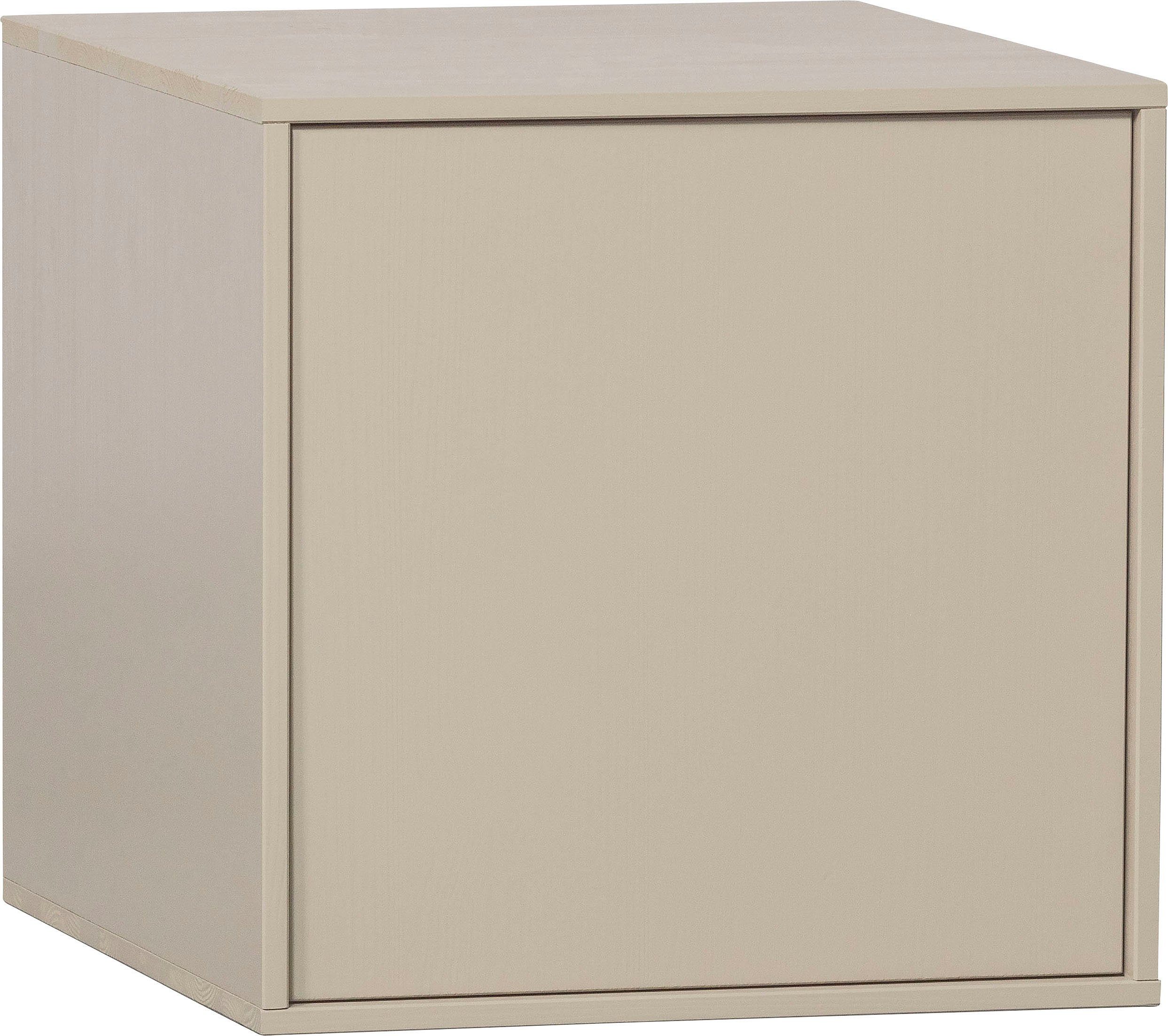 WOOOD Garderobenschrank Daily Closet Single 50X50Cm Grenen Dakargrau