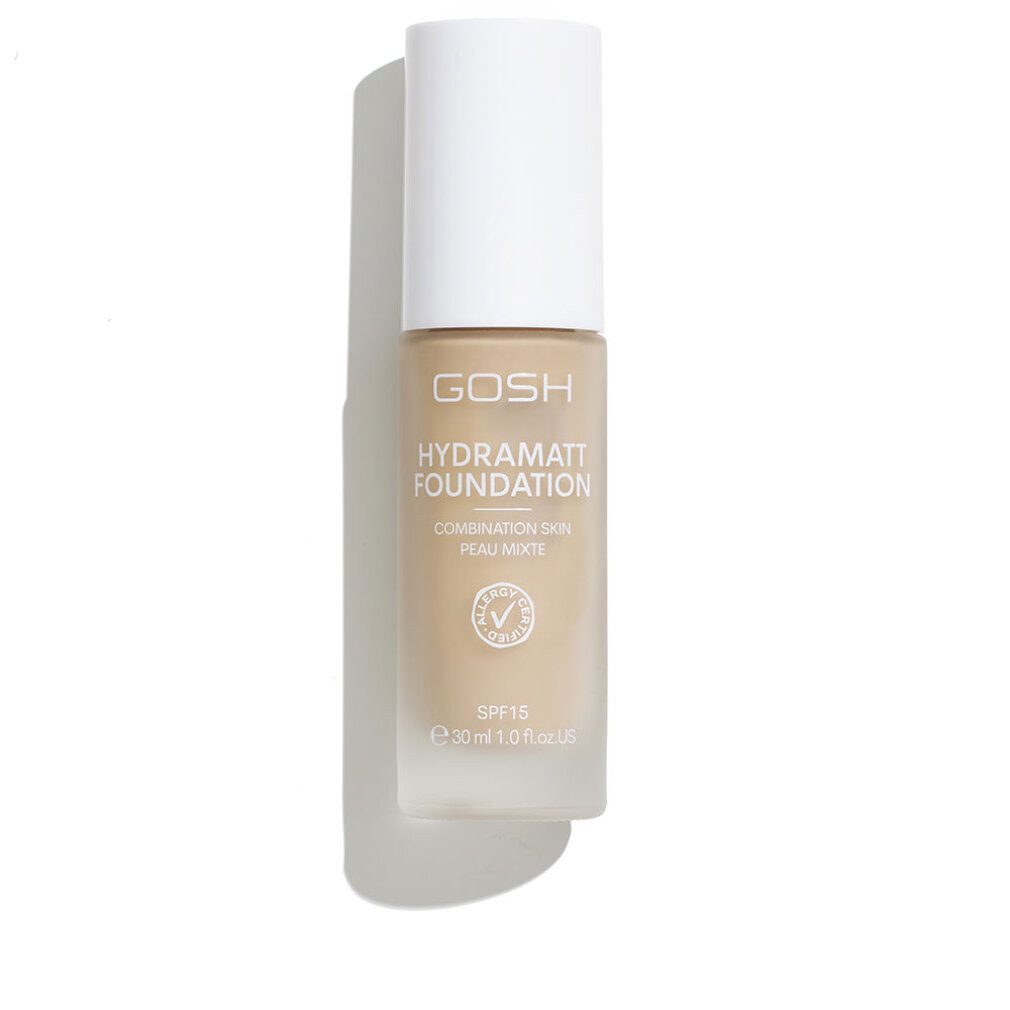 GOSH Make-up HYDRAMATT Make-up Unterlage SPF15 #006-mittel leicht- neutral 30 ml