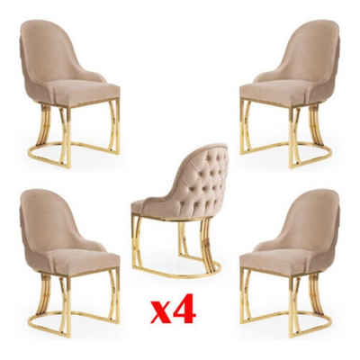 JVmoebel Esszimmerstuhl, Esszimmer Textil Gastro Stuhl Design Set 2x Sessel Stoff Polster