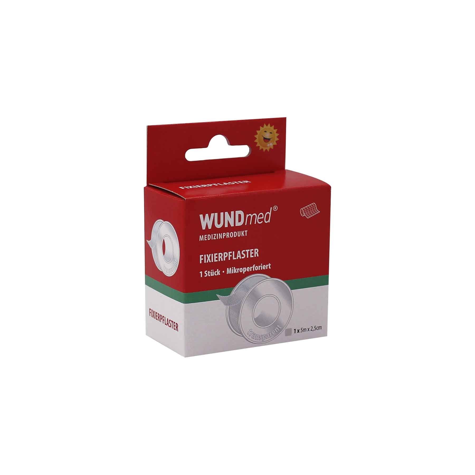 Wundmed Wundpflaster WUNDmed® Fixierpflaster transparent 5 m x 2,5 cm
