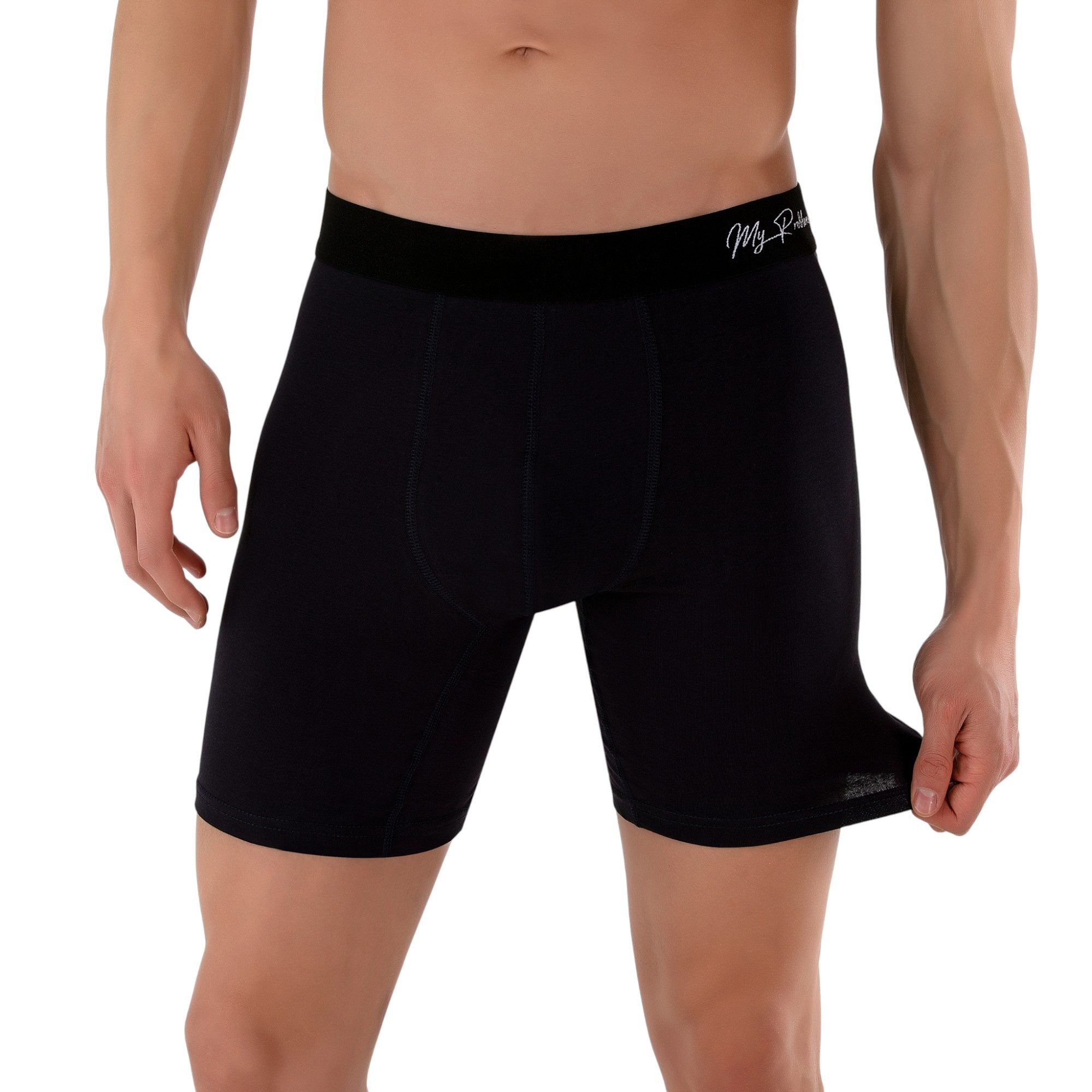 Myproblems Boxershorts Langes Bein 6er Pack Baumwolle Boxershorts Unterwäsche Herren S-4XL