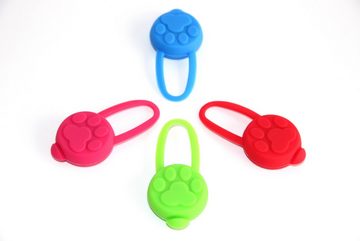 PRECORN Hunde-Leuchtgeschirr LED Silikon Leuchtanhänger Leuchthalsband Halsband Hundehalsband Katze